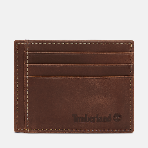 Timberland Gift Guide Oiled Leather Card Case-Oiled Leather Card Case- TB0A2MNJ214-timberland store