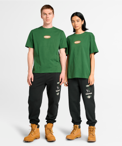 Timberland Featured Collections All Gender Collection-Short Sleeve Front And Back Graphic T-Shirt- TB0A647UEIN-timberland boots near me