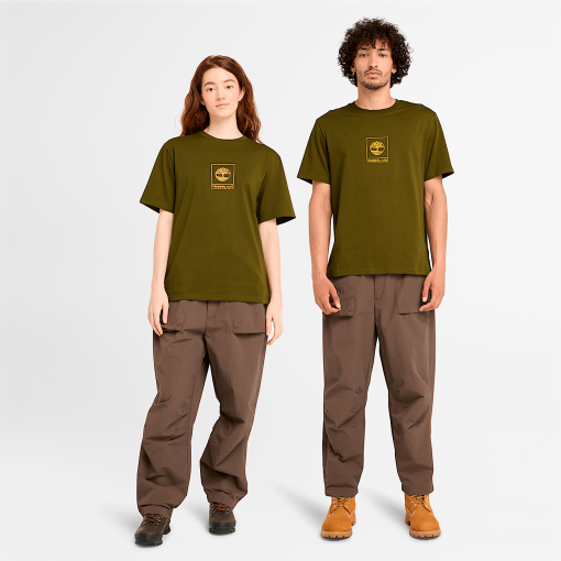 Timberland Featured Collections All Gender Collection-Short Sleeve Stack Camo T-Shirt- TB0A6X8E302-timberlands