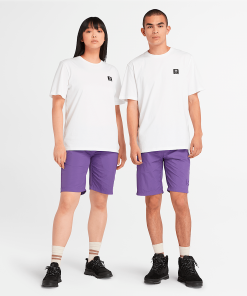 Timberland Featured Collections All Gender Collection-Short Sleeve Woven Badge T-Shirt- TB0A5RCE100-timberland loafers