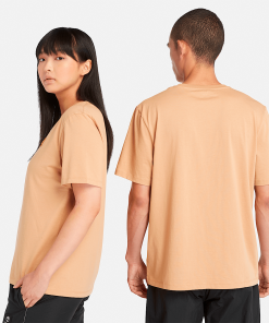 Timberland Featured Collections All Gender Collection-Short Sleeve Woven Badge T-Shirt- TB0A5RCEEH3-timberland near me