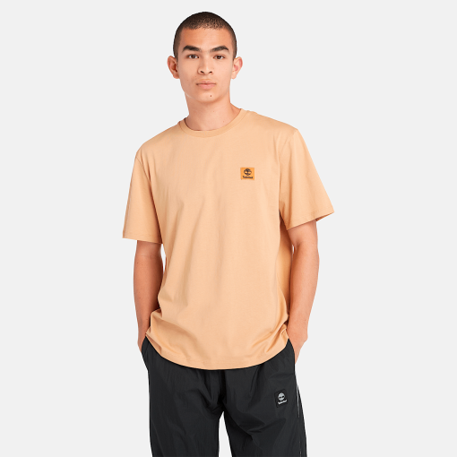 Timberland Featured Collections All Gender Collection-Short Sleeve Woven Badge T-Shirt- TB0A5RCEEH3-timberland near me - Image 2