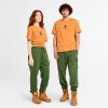 Timberland Men Clothing-Short Sleeve Woven Badge T-Shirt- TB0A5RCEEIN-timberland loafers 4