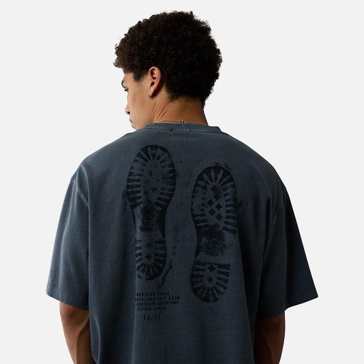 Timberland Featured Collections Timberland X American Eagle-Timberland x AE Back Footstep Graphic T-Shirt- TB0A299B433-timberland boots near me - Image 2