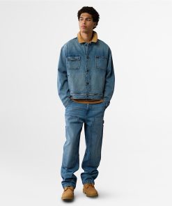 Timberland Featured Collections Timberland X American Eagle-Timberland x AE Denim Jacket- TB0A292GB01-timbs men 2