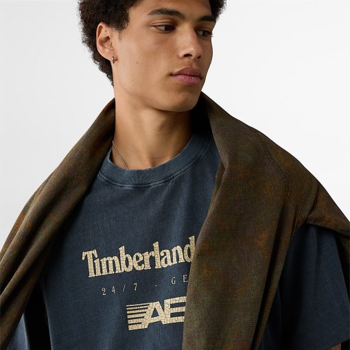 Timberland Featured Collections Timberland X American Eagle-Timberland x AE Graphic T-Shirt- TB0A27JC433-timberland store - Image 2