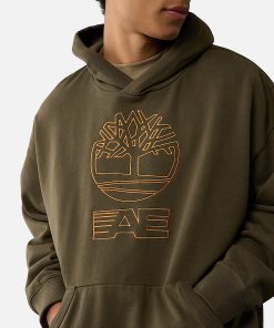 Timberland Featured Collections Timberland X American Eagle-Timberland x AE Heavyweight Graphic Hoodie- TB0A28E5A58-timberland loafers