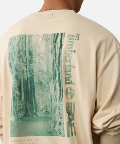 Timberland Featured Collections Timberland X American Eagle-Timberland x AE Long Sleeve Forest Graphic T-Shirt- TB0A2PPSEFL-timberland boots near me 2