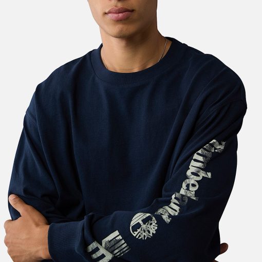 Timberland Featured Collections Timberland X American Eagle-Timberland x AE Long Sleeve Graphic T-Shirt- TB0A2878433-timberland sale - Image 2