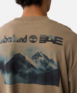 Timberland Featured Collections Timberland X American Eagle-Timberland x AE Long Sleeve Mountain Graphic T-Shirt- TB0A2PRZI73-timbs men 2