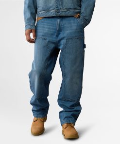 Timberland Featured Collections Timberland X American Eagle-Timberland x AE Wide Leg Denim Pant- TB0A28XZB01-timberland boots on sale