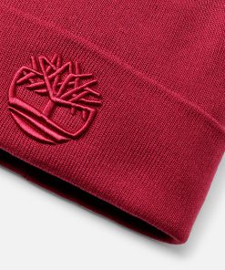 Timberland Men Accessories-Tonal 3D Embroidery Beanie- TB0A2PJREIC-timberland boots on sale 2