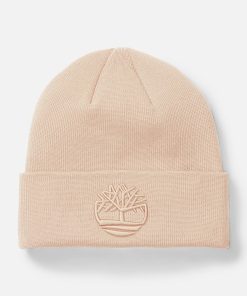 Timberland Men Accessories-Tonal 3D Embroidery Beanie- TB0A2PJREFL-timberland sale