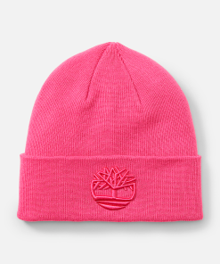 Timberland Men Accessories-Tonal 3D Embroidery Beanie- TB0A2PJREFR-timberland boots near me