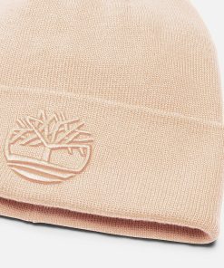 Timberland Men Accessories-Tonal 3D Embroidery Beanie- TB0A2PJREFL-timberland sale 2