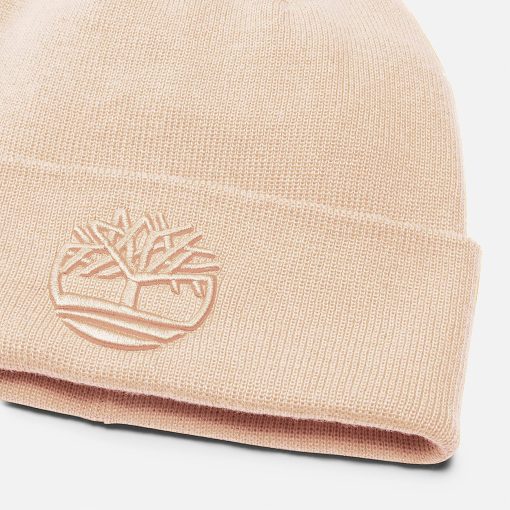 Timberland Men Accessories-Tonal 3D Embroidery Beanie- TB0A2PJREFL-timberland sale - Image 2