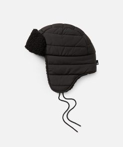 Timberland Men Accessories-Trapper Hat With Faux Shearling Lining- TB0A5ZKJ001-timberland boots near me