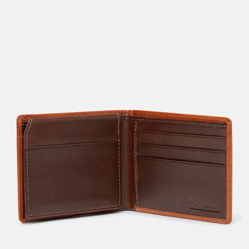 Timberland Men Accessories-Waxy Pull Up Passcase Wallet- TB0A2MN6212-black timberland - Image 2