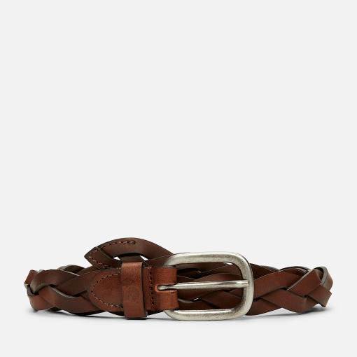 Timberland Women Accessories-Womens 25MM Braided Leather Belt- TB0A5MUK214-timberland near me