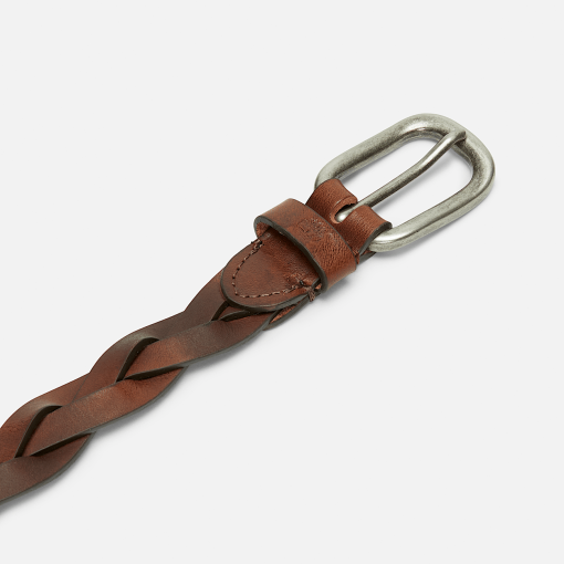 Timberland Women Accessories-Womens 25MM Braided Leather Belt- TB0A5MUK214-timberland near me - Image 2