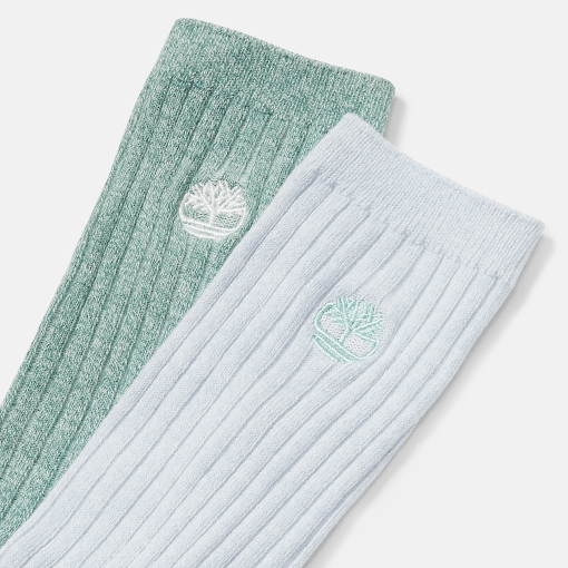 Timberland Women Accessories-Womens 2-Pack Ribbed Boot Sock- TB0A1EHJDW0-timberland outlet - Image 2