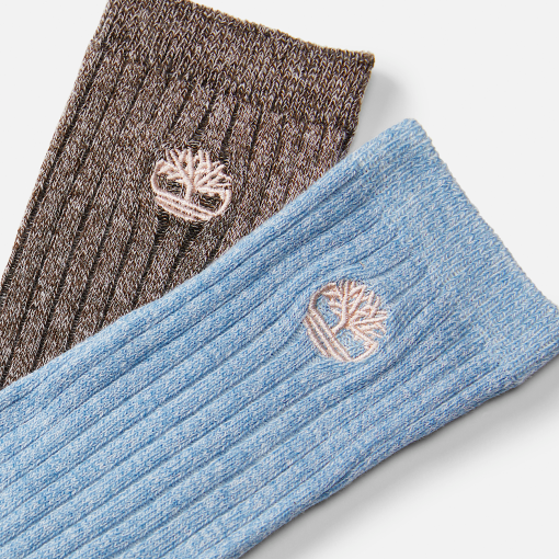 Timberland Women Accessories-Womens 2-Pack Ribbed Sock- TB0A1EHJA42-timberland pro - Image 2