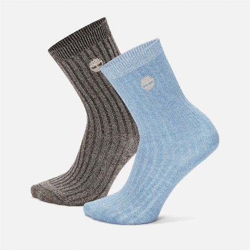 Timberland Women Accessories-Womens 2-Pack Ribbed Sock- TB0A1EHJA42-timberland pro