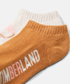 Timberland Women Accessories-Womens 2-Pack Split Color Tree No-Show Sock- TB0A2PZSCU4-timberland store 2