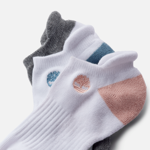 Timberland Women Accessories-Womens 3-Pack Sagamore Beach No-Show Sock- TB0A2Q53M05-timberland store near me - Image 2