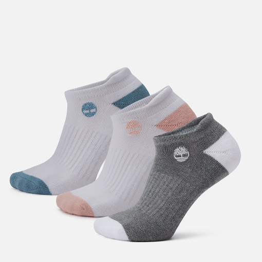 Timberland Women Accessories-Womens 3-Pack Sagamore Beach No-Show Sock- TB0A2Q53M05-timberland store near me