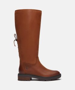 Timberland Women Footwear-Womens Brimfield Tall Zip Boot- TB0A28H1EM4-timberland boots on sale