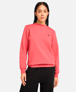 Timberland Women Clothing-Womens Brushed Back Crew Sweatshirt- TB0A5NMXEFT-timberland boots near me