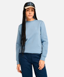 Timberland Women Clothing-Womens Brushed Back Crew Sweatshirt- TB0A5NMXA42-timberland boots near me