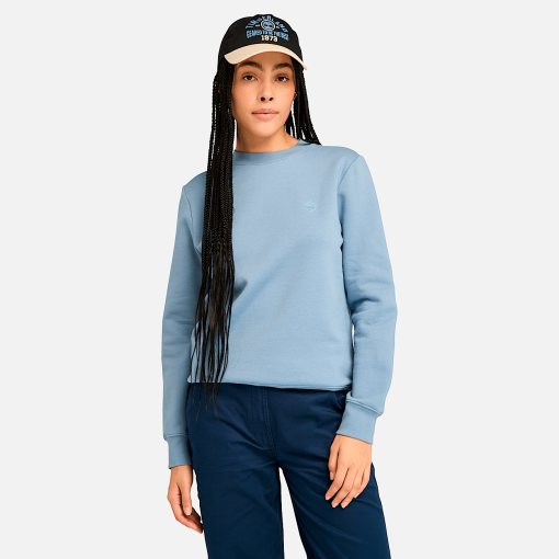 Timberland Women Clothing-Womens Brushed Back Crew Sweatshirt- TB0A5NMXA42-timberland boots near me