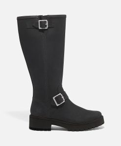 Timberland Footwear Women’s Carnaby Cool Tall Zip Boot-Womens Carnaby Cool Tall Zip Boot- TB0A2747W05-black timberland