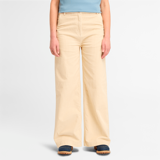 Timberland Women Clothing-Womens Corduroy Wide-Leg Pant- TB0A5ZVBEFL-timberland near me