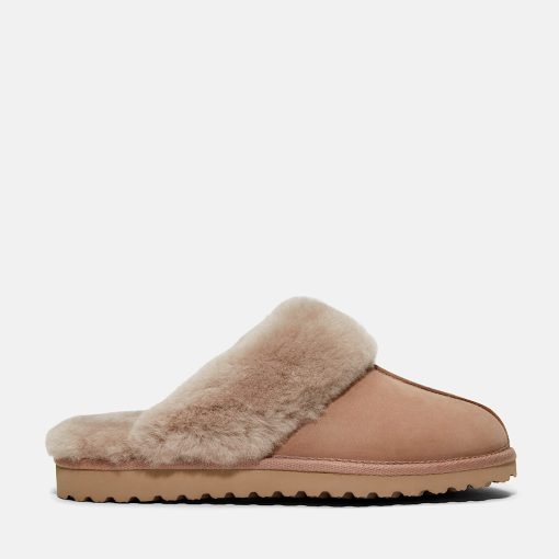 Timberland Women Footwear-Womens Culver Ridge Shearling Scuff Slipper- TB0A2Q7K929-timberlands