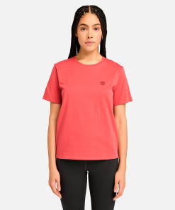 Timberland Women Clothing-Womens Dunstan Short Sleeve T-Shirt- TB0A6ATEEFT-timberland sale