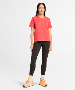 Timberland Women Clothing-Womens Dunstan Short Sleeve T-Shirt- TB0A6ATEEFT-timberland near me 2