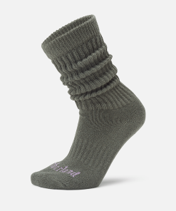 Timberland Women Accessories-Womens Extra Long Heavy Slouchy Socks- TB0A2Q57590-black timberland