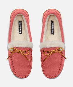 Timberland Footwear Women’s Faux-Fur Tie Moccasin-Womens Faux-Fur Tie Moccasin- TB0A2Q7VEFU-timberland loafers 2