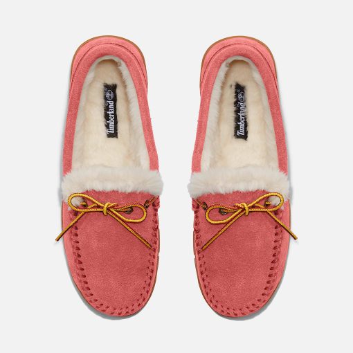 Timberland Footwear Women's Faux-Fur Tie Moccasin-Womens Faux-Fur Tie Moccasin- TB0A2Q7VEFU-timberland loafers - Image 2