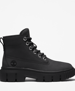 Timberland Women Footwear-Womens Greyfield Mid Lace-Up Boot- TB0A5RNG001-black timberland