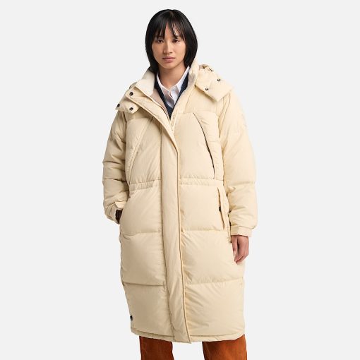 Timberland Women Clothing-Womens Howker Recycled Down Puffer Long Parka- TB0A5ZC3EFL-timberlands