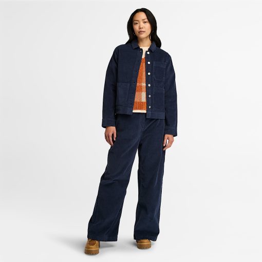 Timberland Women Clothing-Womens Kempshire Corduroy Chore Jacket- TB0A5ZS7451-timberland boots near me - Image 2