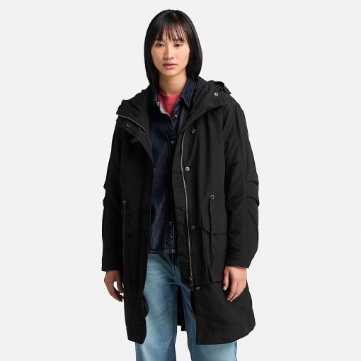 Timberland Women Clothing-Womens Light Insulated 2-In-1 City Parka- TB0A5ZRK001-timberland outlet