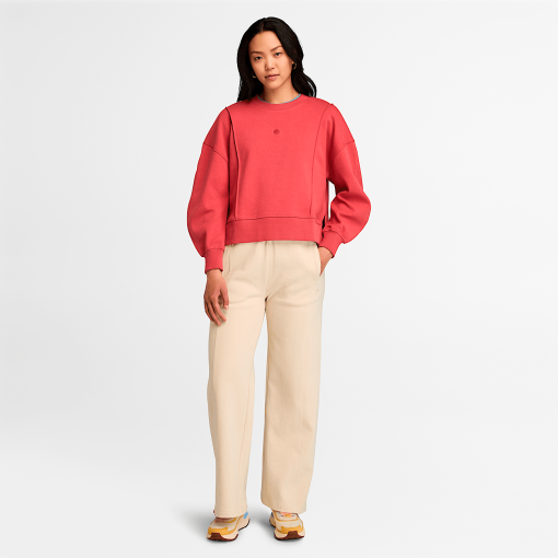 Timberland Women Clothing-Womens Lush Crew Sweatshirt- TB0A5NQQEFT-timberland loafers - Image 2