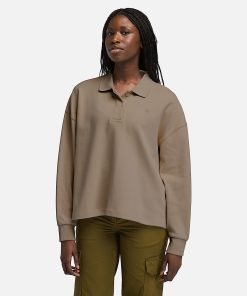 Timberland Women Clothing-Womens Lush Polo Sweatshirt- TB0A5Z6FBK0-timberland loafers