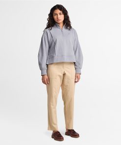 Timberland Women Clothing-Womens Lush Quarter-Zip Sweatshirt- TB0A6GA7EOM-timberland outlet 2