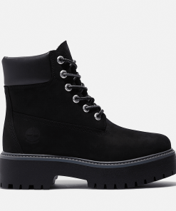 Timberland-Womens Stone Street 6-Inch Waterproof Platform Boot-black timberland